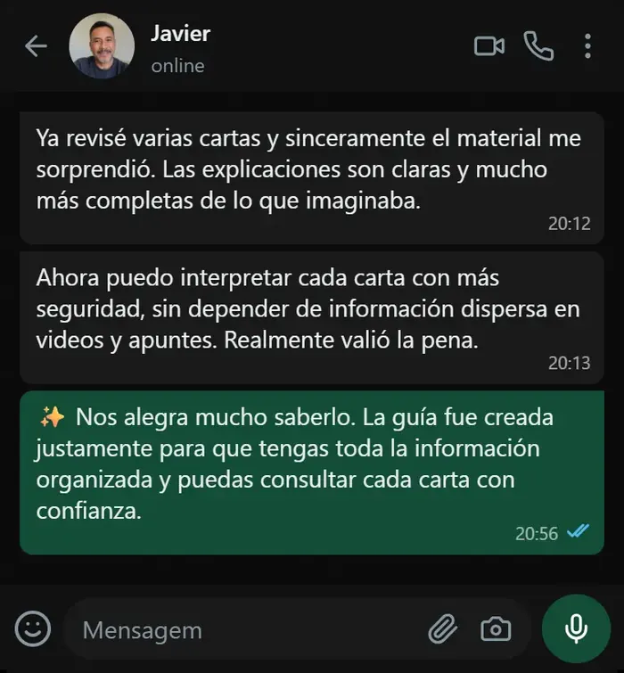 Captura de WhatsApp