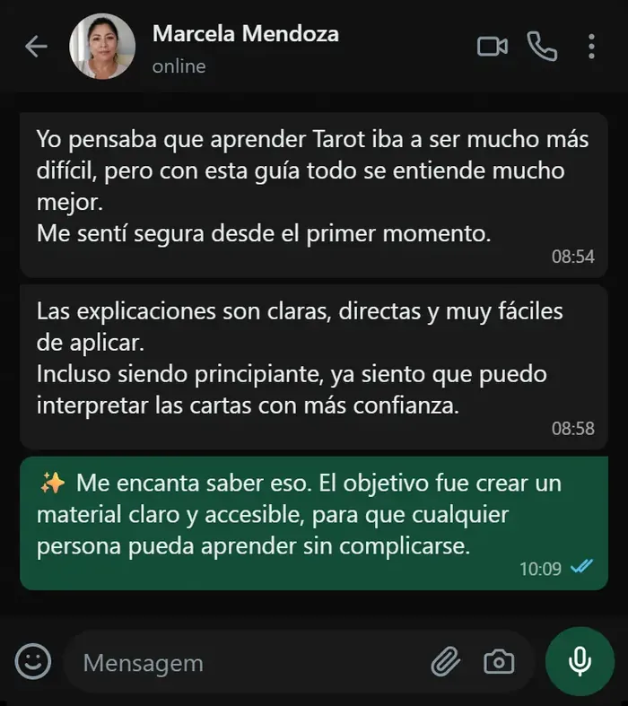 Captura de WhatsApp