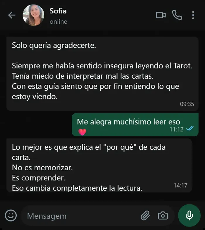 Captura de WhatsApp