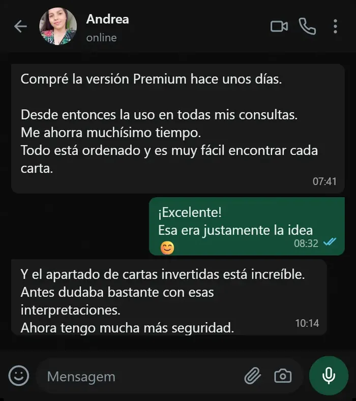 Captura de WhatsApp